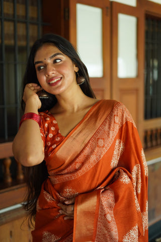 Fanta Premium Batik Print Saree