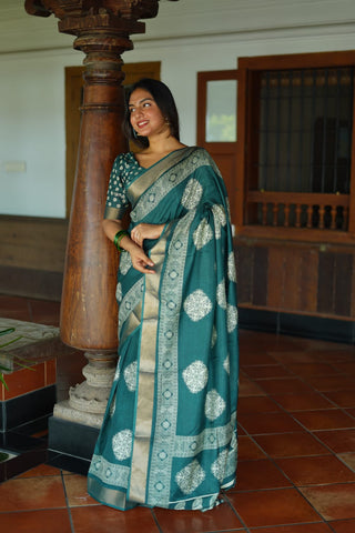 Rama Premium Batik Print Saree