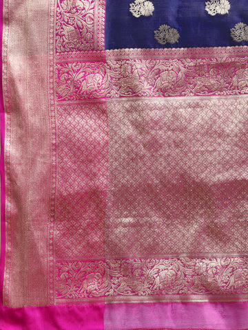 Floral Zari Art Silk Banarasi Saree