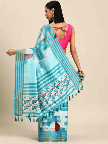 Surat Sari Zari Silk Blend Banarasi Saree