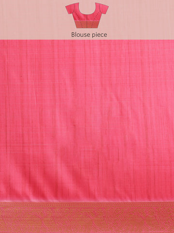 Surat Sari Yellow & Pink Ethnic Motifs Zari Art Silk Banarasi Saree