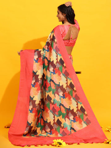 Surat Sari Zari Abstract Printed Zari Kanjeevaram Saree