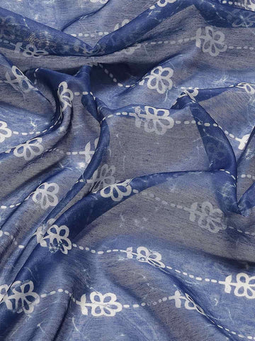 Surat Sari Dabu Bagh Indigo Saree