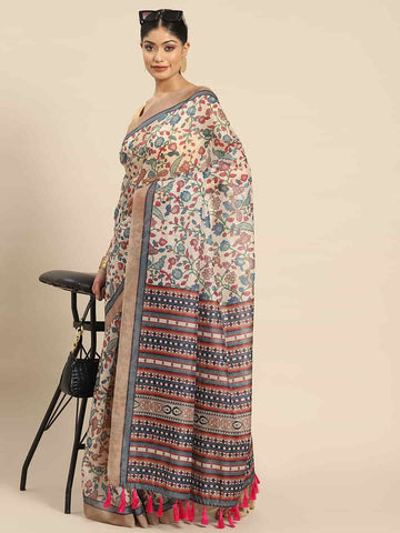 Surat Sari Floral Bagh Saree