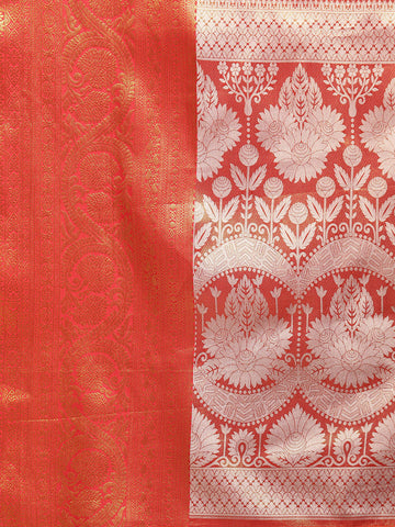 Surat Sari Woven Design Zari Brocade Banarasi Saree