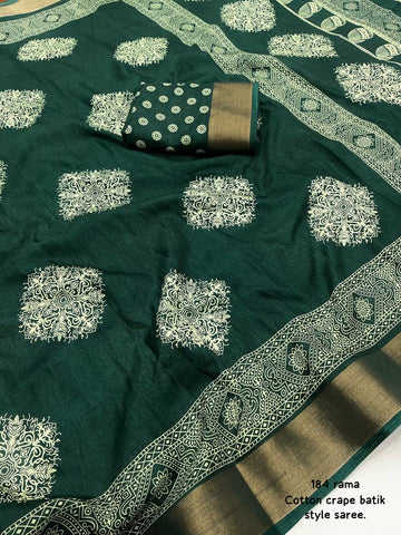 Rama Premium Batik Print Saree